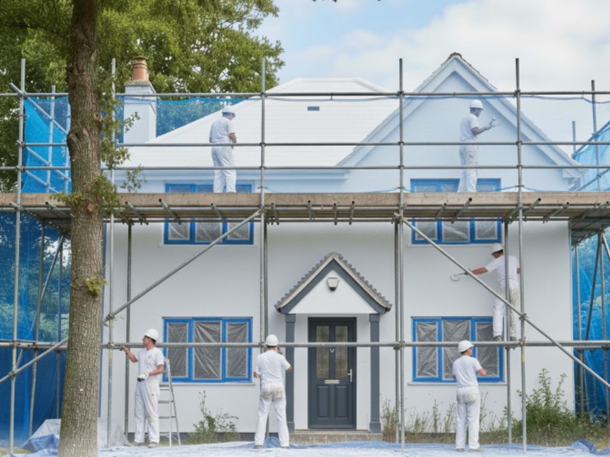 外壁塗装施工写真2