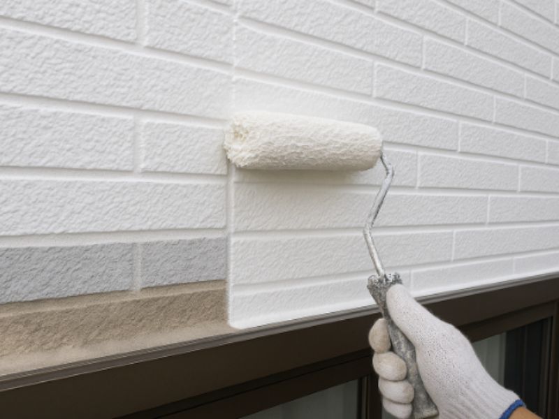 3回塗りによる高品質仕上げ